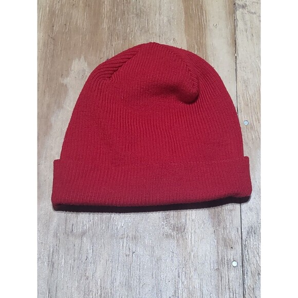 Canada Goose  Arctic Disc Ribbed Toque Beanie Red @E5 unisex - Picture 11 of 12